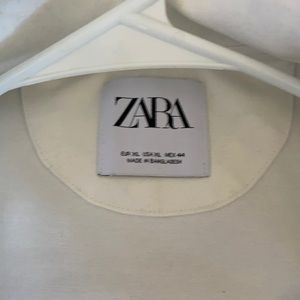 Extra large white/blue zip up hoodie